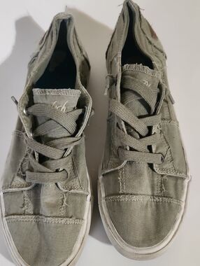 Blowfish Olive Green Canvas Sneakers